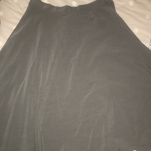 Modcloth Gray Midi Skirt - Picture 2 of 3